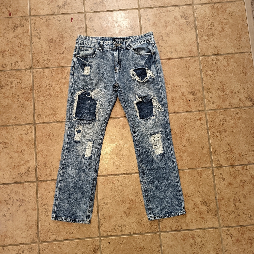 straight leg jeans